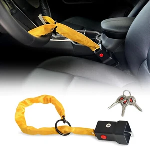 Car Steering Wheel Lock Anti Theft Car Device Car Theft Prevention with 3 Keys - Picture 1 of 8