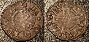 Provence - Raymond VI - denier ou Raimondin argent 1200 - 1220 AD ! Bd#785 - Imagen 1 de 1