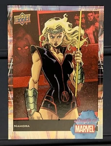 2024 Upper Deck Women Of Marvel Red Lt FX Namora #47 - Bild 1 von 2