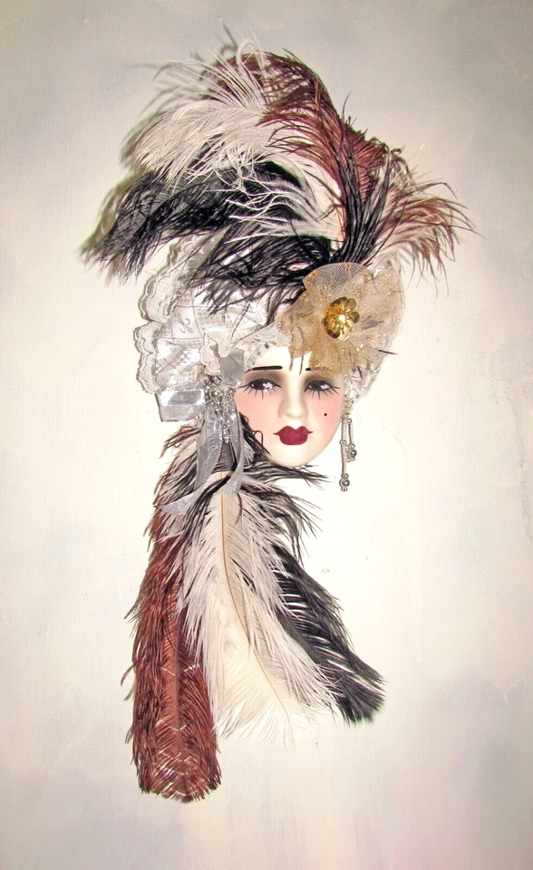 Máscara facial de dama creaciones únicas decoración colgante de pared - NUEVA EN CAJA Foto 1 de 1