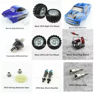 KingVal 1/18 A959 A969 A979 RC Ricambi Auto Ruota Pneumatico/Corpo/Scheda Ricevente - Foto 1 di 16
