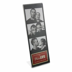 20 Pack! Photo Booth Acrylic Frame L style 2x6 prints NEW - Picture 1 of 5