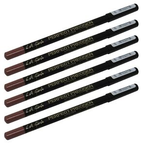 BRAND NEW 6-PACK L.A. Girl Perfect Precision Lip Liner Pencil Bare GP713