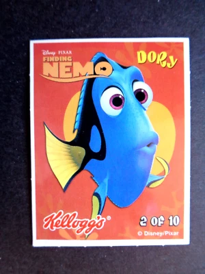 KELLOGGS DISNEY PIXAR *FINDING NEMO* STICKER #2 DORY NM - Image 1 of 2