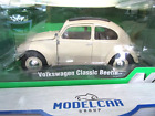 VW Volkswagen Beetle Beetle krem 1957 - 1962 " Ovali " Diecast Welly rzadki 1:18