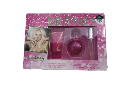 Perfume Gift Set for Women Britney Spears FANTASY NEW 1.7 Creme 2x Parfum Spray - Image 1 of 4