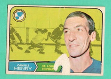 (1) CAMILLE HENRY  1968-69 O-PEE-CHEE # 116 BLUES  FAIR CARD (H7306)