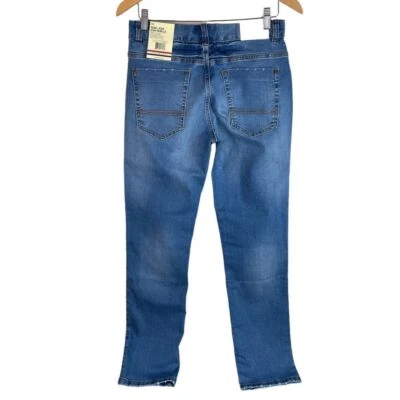 NUEVO Tommy Hilfiger Rebel Pantalones de mezclilla ajustados Niños 16 Azul Elástico Mezcla de Algodón Foto 1 de 4