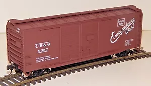 Accurail HO #93614 Chicago Burlington & Quincy 40' AAR Boxcar RTR NEW #9357 - Picture 1 of 3