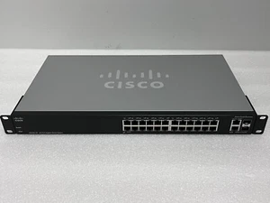 Cisco SG200-26 26-Port Switch 10/100/1000 + 2x SFP   Web-Managed! - Bild 1 von 3