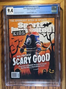 2015 Newsstand Sports Illustrated For Kids Connor McDavid 1st Cover RC CGC 9.4 - Picture 1 of 2