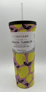 NWT Hydragear Fashion Tumbler 24 Ounce - Lemons - Picture 1 of 9
