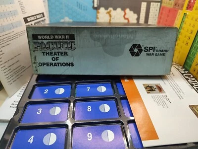 World War II Pacific Theater of Operations SPI TSR Part Unpunched 1991 Game  - Image 1 of 4