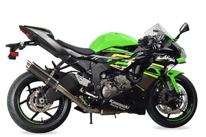 Kawasaki ZX6R Exhaust 2009-2024 SP Engineering Carbon Round Moto GP XLS - Picture 1 of 10