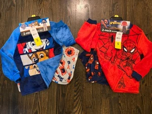 Marvel Spiderman 2pc Pajama Set + Nickelodeon Paw Patrol Pj Set New 5t Boys Lot - Picture 1 of 5