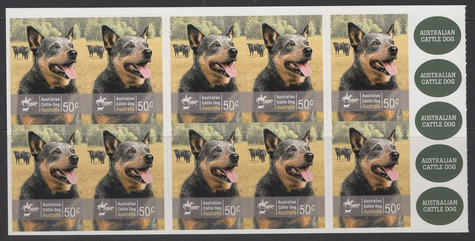 AUSTRALIA SGSB289(3006a) 2008 WORKING DOGS $5 BOOKLET MNH - Image 1 of 1