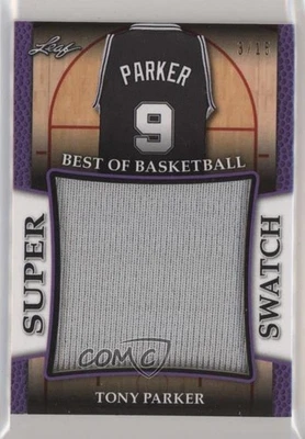 2016 Leaf Best of Basketball Unopened Edition Purple /15 Tony Parker #SS-32 HOF - Image 1 of 2