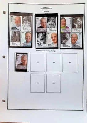 Colección moderna de Australia en páginas de álbum 2010-2011 MNH Foto 1 de 4