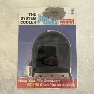 VTG Just Cooler FC-100 Fan – Sealed – For Pentium II AGP Card – New Old Stock - Picture 1 of 3