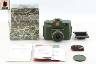 [Excelente COMO NUEVA] Cámara fotográfica de formato medio Army Holga 120 CFN-X 6x6 6x4,5 de JAPÓN Foto 1 de 4