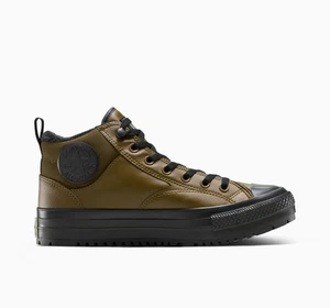 Converse Chuck Taylor All Star Malden Street Bota Impermeable Medio Zapatos Verde - Imagen 1 de 8