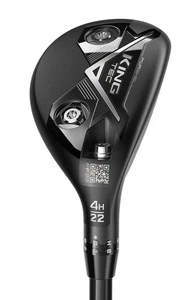 New Cobra Golf 2025 King Tec Hybrid  22* #4 Regular Flex Black/White  [MMT] - Picture 1 of 4