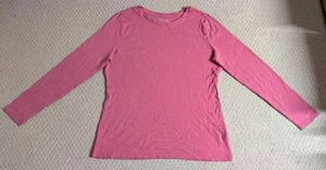 Time And Tru Womens XX Large Pink Cotton Blend Long Sleeve Shirt 23 - Picture 1 of 7