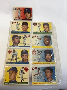 Topps original 1955 Monte Irvin Spooner Rhodes Gardner Rosen baseball cards 9 - Picture 1 of 11