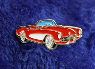 C1 Chevy Corvette Hat Lapel Pin Accessory Vette Bowtie 1956 1957 - Image 1 of 4