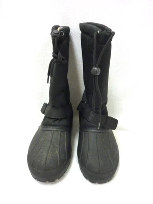 ALPINE DESIGN MEN'S BACK COUNTRY BLACK SNOW BOOTS SZ 11 WATERPROOF WOOL LINER - Image 1 of 4
