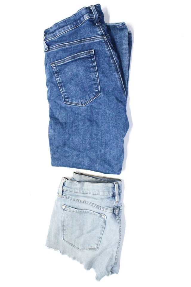 Рама джинсовой ткани J бренд женщин отрезать шорты прямые джинсы синий размер 26 31 лот 2 - Изображение 1 из 4