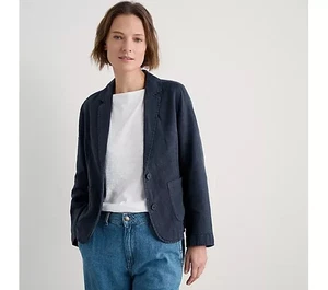 Seasalt Cornwall Blinker Linen Blazer. Maritime. Size 16. BNWT. RRP £89.95 - Picture 1 of 7