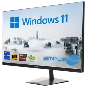 Aio Tout en Un I9 27 " 2k RAM 16gb SSD 240 Go Gpu Rx 550 Vent 11 Bureau Gaming - Photo 1/10