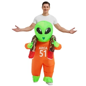 Schlauchboot Kostüm für Erwachsene Alien Kostüm Herren Damen Lustig Aufblasbar Hallowee... - Bild 1 von 6