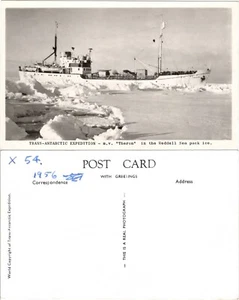 ‘Trans-Antarctic Expedition - m.v. “Theron” in the Weddell Sea pack ice.’ - Foto 1 di 1
