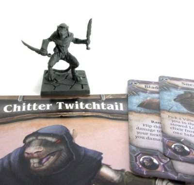 League Of Infamy CHITTER TWITCHTAIL Mini & Cards NEW!! - Image 1 of 3