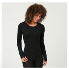 Free Country 2 Packs Womens Large Black Microtech Heat Base Layer Top Shirt NWT