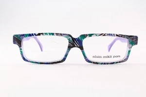 Authentische Alain Mikli 1712 9323 lila grün 52 mm Rahmen Brille RX-fähig - Bild 1 von 5