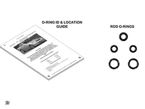 96-04 Mercedes SLK 230 Komp Convertible Hydraulic Cylinder Repair Seals R170 - Picture 1 of 6