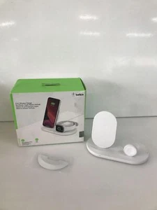 Belkin WIZ001vfWH 7.5 W Drahtloses 3-in-1 Ladegerät für iPhone - Unvollständig - Zdjęcie 1 z 6