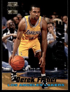1996-97 STADIUM CLUB ROOKIES I DEREK FISHER RC LOS ANGELES LAKERS #R20
