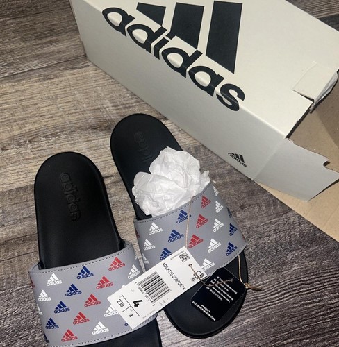 Sandali Adidas grigi donna rosso bianco e blu