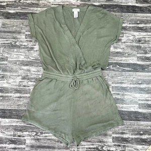 L Space Great Escape Strampler Damen Gr. M in Oliv Armeegrün Relaxed Playsuit - Bild 1 von 11