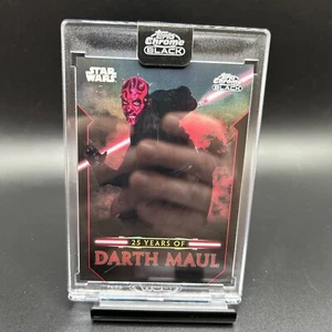2024 TC Black Star Wars #DM-1 25 anni di Darth Maul La minaccia fantasma - Foto 1 di 2