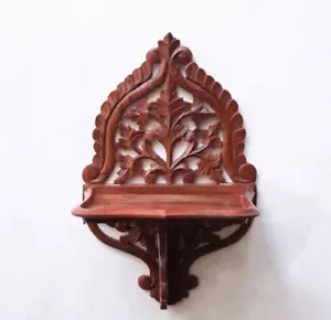 Estante montado en la pared mesa florero ídolo planta soporte vintage decoración del hogar regalo - Imagen 1 de 6