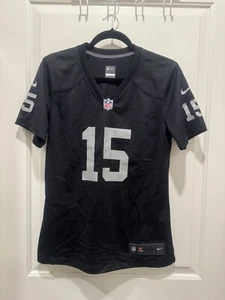 Women's Nike V Star Black Las Vegas Raiders Game Jersey Size S - Picture 1 of 7
