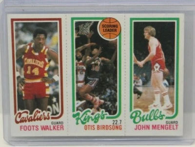 🔥1980-81 TOPPS BASKETBALL #122 WALKER BIRDSONG MENGELT 📈🔥 - Image 1 of 2