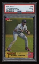 1999 Fernando Tatis PSA 9 Topps Finest Gold Refractor #073/100 *NICE* Low POP3
