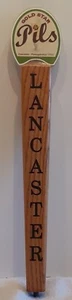 LANCASTER BREWING "Gold Star Pils" Tap Handle    Collector - Man Cave - Home Bar - Picture 1 of 13