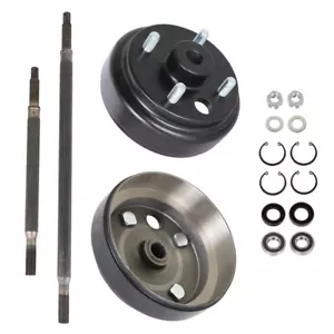 Kit de montaje de tambor de eje trasero y buje de freno para EZGO Elec 1982+ 20377-G11 1018070-01 - Imagen 1 de 13